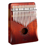 Piano Portátil Zani Kalimba De 17 Teclas Mbira Sanza