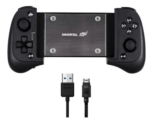 Control Gamer Immortal Inalámbrico Bt 4.0 Android & Ios Color Negro