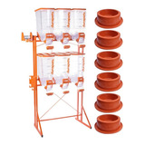 Dispenser Ração Durabox 3 X 3 Laranja