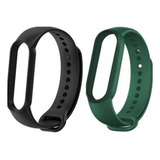 2 Mallas Para Xiaomi Mi Band 5 6 Correa Reloj Smart Watch 