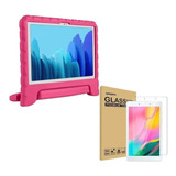 Vidrio Templado + Funda Generica Tablet P/ Samsung A8 2019