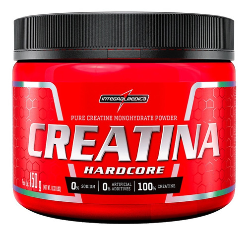 Creatina Integral Medica 150g Hardcore Monohidratada Pura