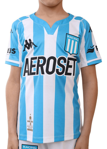 Camiseta Kappa Niño Racing Club Titular 2022