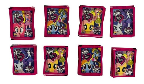 Pack 200 Sobres Figuritas My Little Pony - Equestria Girls