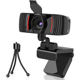 1080p Webcam Micrófono Cubierta De Privacidad Trípode...