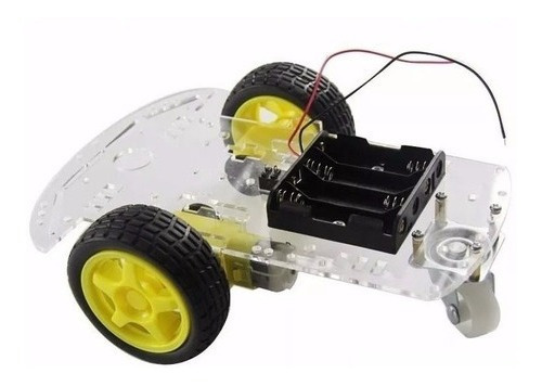 Chassi Arcrilico 2wd Rodas Carro Smart Car Robô Arduino