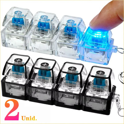 2 Unidades Llavero Click Teclado Mecánico Antiestres Gadget | Envío gratis