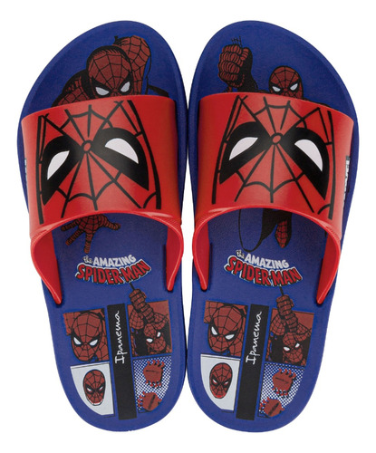 Sandalias Ipanema Marvel Legends Slide Spiderman Niño