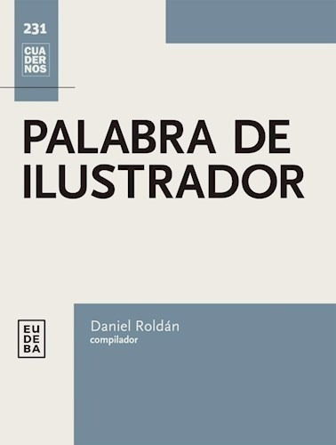 Libro Palabra De Ilustrador De Daniel Roldan