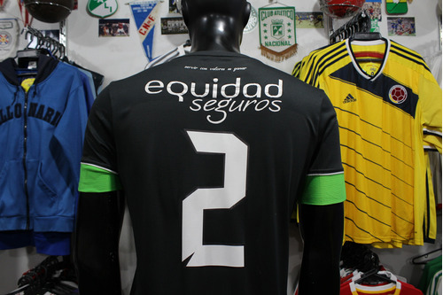 Camiseta Seguros La Equidad 2015 #2 Talla L 