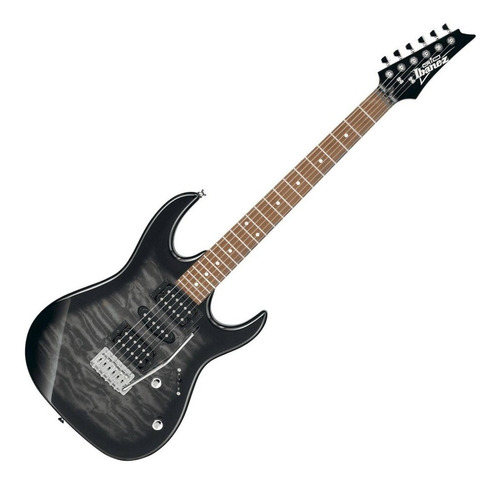 Guitarra Electrica Ibanez Negra Sombreada Mod. Grx70qa-tks