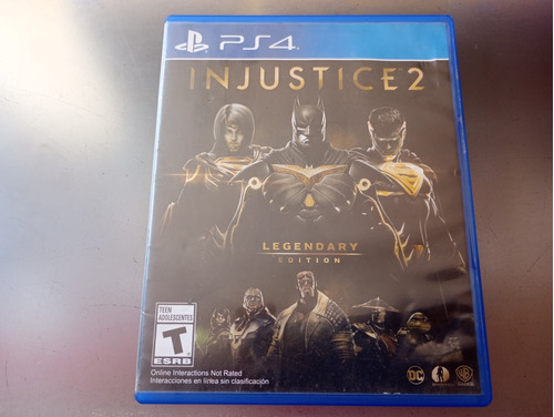 Juego De Playstation 4 Físico, Injustice 2 Legendary Edition