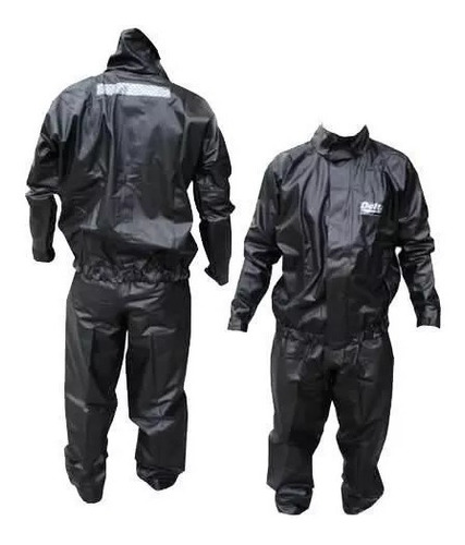 Traje Equipo Piloto Lluvia Pvc Delta Moto Bici El Tala 