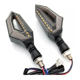 Juego Faros Giro Y Posicion Led Ámbar 12v 5w Para Moto A-vip