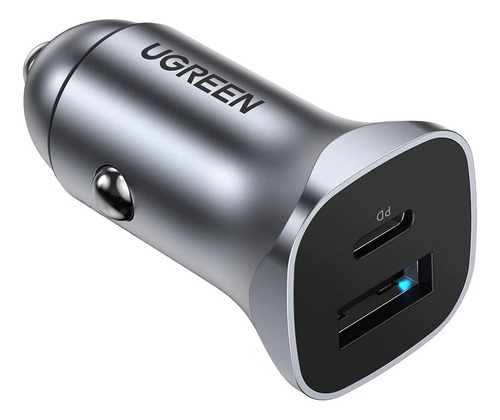 Cargador De Auto Ugreen Usb C Pd Qc 3.0 20w Carga Rápida Mlf