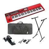 Kit Teclado Sintetizador Roland Xps-10rd +bag Stand Pedal