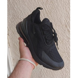 Tenis Nike Air Max 270 Para Correr Negro 25mx.