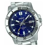 Reloj Pulsera Hombre Casio Dress Mtp-vd01gl-1e Plateado