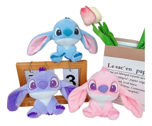 Llavero Stitch Peluche  Kawaii X 2 