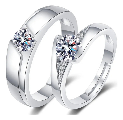 Anillo Promesa Ajustable Sotija Pareja Argolla Matrimonio | MercadoLibre