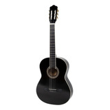 Guitarra Clásica Deviser L310 Black, Cuerdas Nylon, C/funda Color Negro Orientación De La Mano Diestro