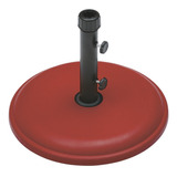 Base Ombrelone Redonda Concreto Exp 16 Kg Bel - Vermelho