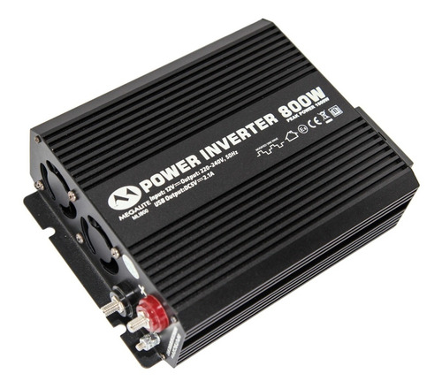 Convertidor Inversor 12v A 220v 800w Bateria Auto Bote Htec