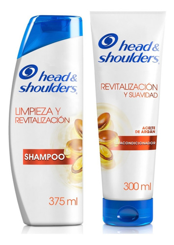 Kit Shampoo + Acondicionador Head & Shoulders Limpieza Y Revitalización 675ml