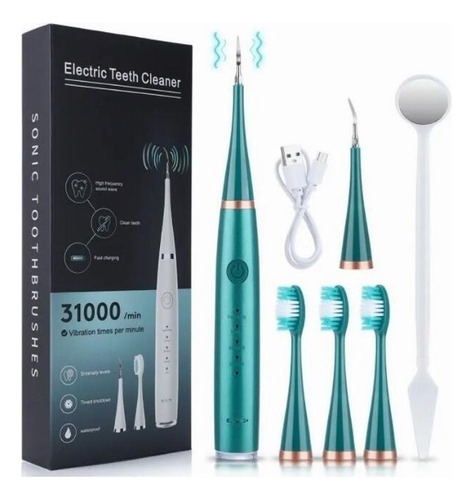 1 Kit De Limpieza De Dientes Eléctrico Ultrasónico