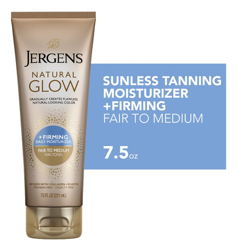 Jergens Natural Glow +firming Loción Corporal Diaria Broncea