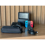 Nintendo Nintendo Switch Switch 32gb Mario Kart 8 Deluxe Cor  Vermelho-néon, Azul-néon E Preto - Seminovo
