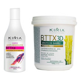 Botox 3d Broto De Bambu Kiria 1kg Com Shampoo Antirresíduo