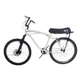 Bicicleta Para Colocar Kit Motor Quadro Caiçara Beach 26 Cor Branco Tamanho Do Quadro 17