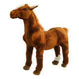 Cavalo De Pelúcia Animal Realista Crianças Decoração Do