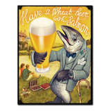 #308 - Cuadro Vintage 30 X 40 - Beer - Cerveza - No Chapa