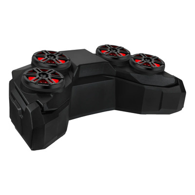 Caja Cuatrimoto 4 Bocinas 8in Raptor Trasera Atv Canam Cfmot | Meses sin interés