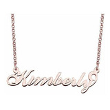 Cadena, Collar Para Hombr Cooljewelry Nombre Collar Personal