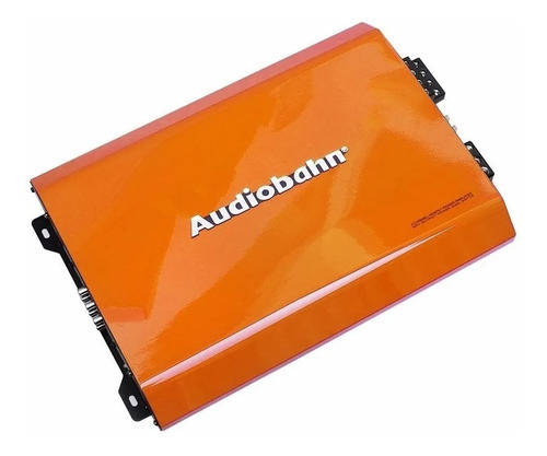 Fuente Amplificador Audiobahn 4 Canales 2400w Color Naranja