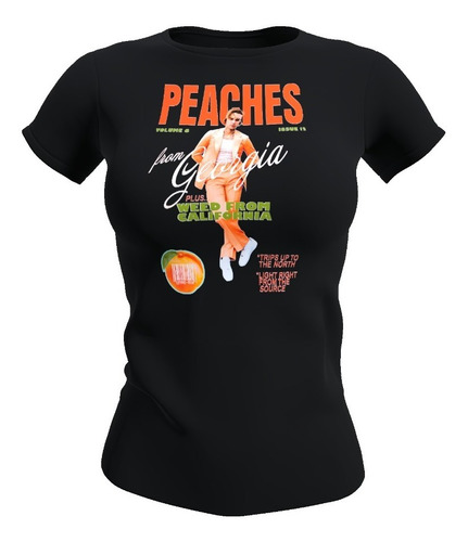 Polera Mujer Peaches Traje, Justin Bieber, 100% Algodón