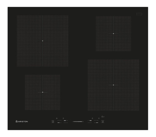 Anafe Por Inducción Ariston 60cm Nia 640 B 4 Hornallas Negro