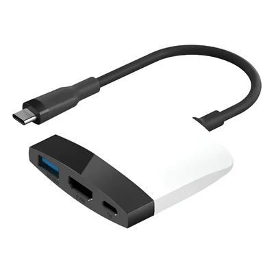 Adaptador Hagibis Usb-c A Hdmi 4k Nintendo Switch Mac Androi Color Blanconegro | Meses sin interés