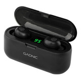 Auriculares Inalambricos Gadnic In-ear Sh8 Bluetooth 5.0 Color Negro