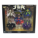 Jla Luthor Superman Joker Martian Zaurel 5 Figuras Box Nuevo