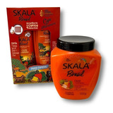 1 Kit Skala Caju  Condicionador+shampoo+creme De Tratamento
