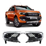 Farol Ranger Modelo Mustang Com Drl Daylight E Retroprojetor