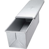 Usa Pans Rectangular Aluminizado Molde Caja Hornear Pan Tapa