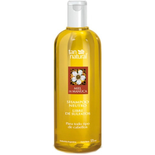Shampoo Neutro Capilar Libre Sulfato Miel Manuca Tan Natural