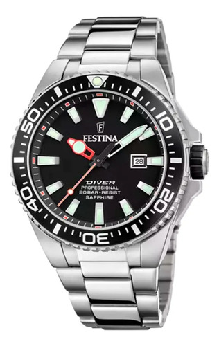 Reloj Hombre Festina Diver F20663/3. Zafiro. 200m Sumergible