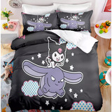 Funda De Edredón Kuromi Baku, Fundas De Almohada, Individual