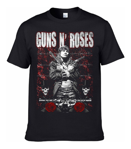 Playera Guns N' Roses,  100% Algodón G02